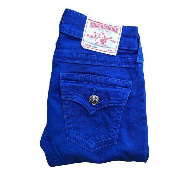 True Religion Jeans Size 26 SERENA Blue - Picture 1 of 7